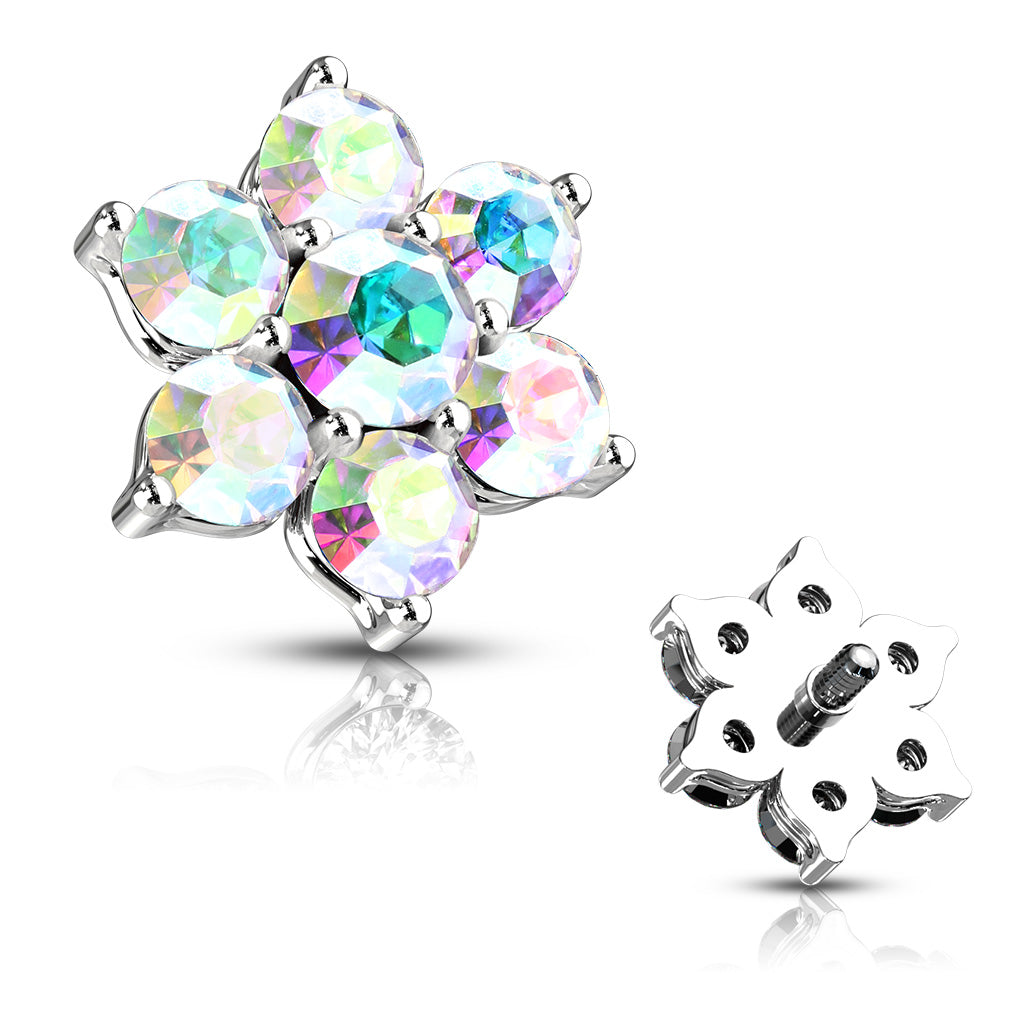 Flower Internally Threaded Dermal Tops