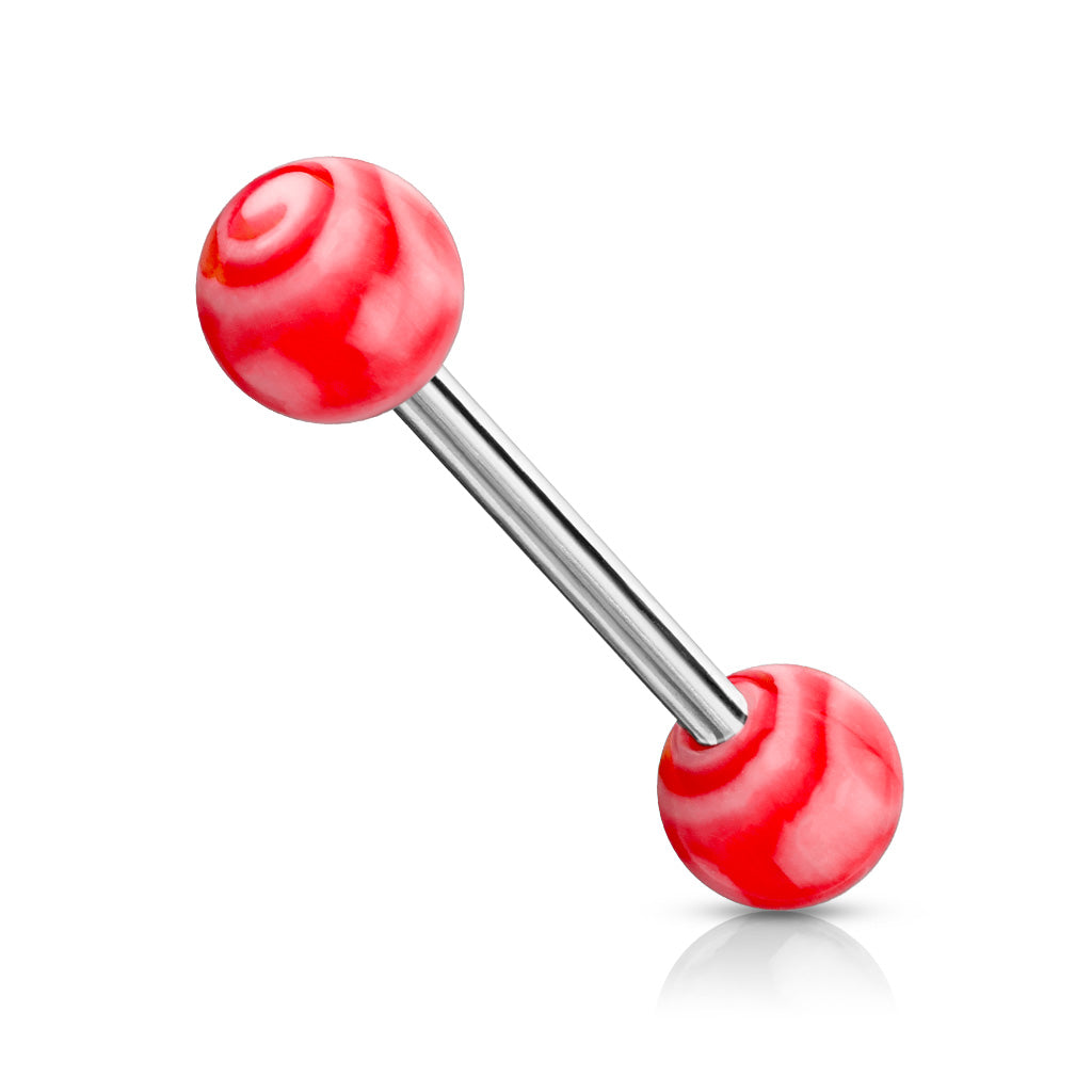 Tornado Acrylic Ball Barbell