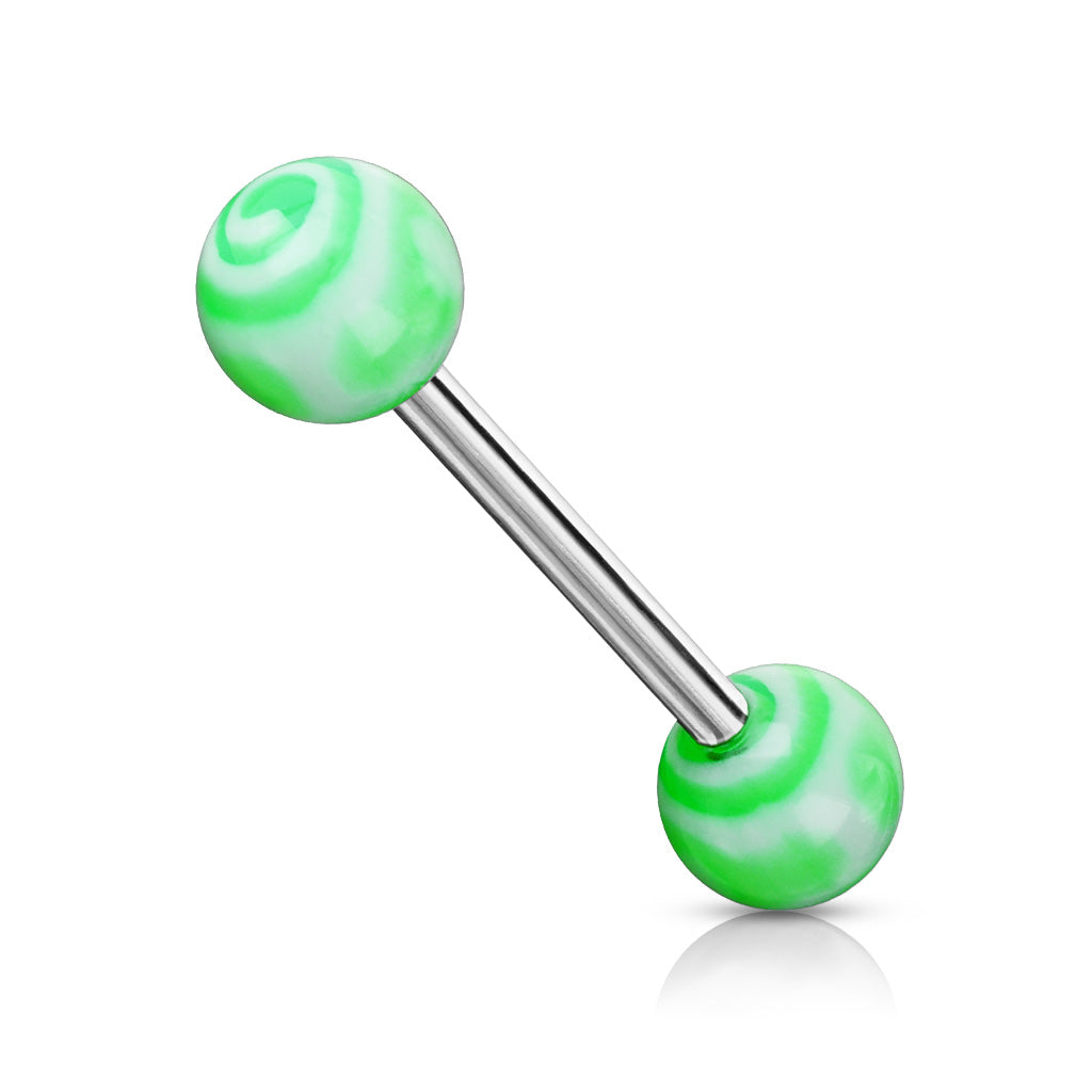 Tornado Acrylic Ball Barbell