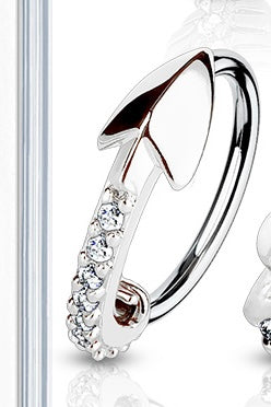 316L Surgical Steel Nose Hoop Rings Pac